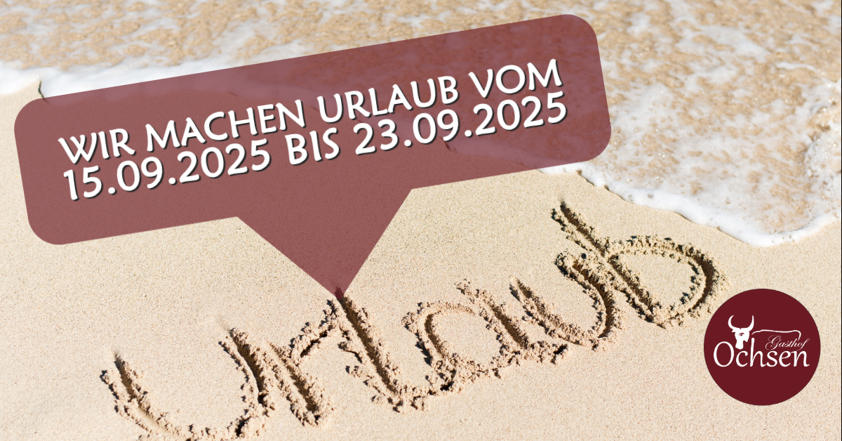 urlaub sep 25